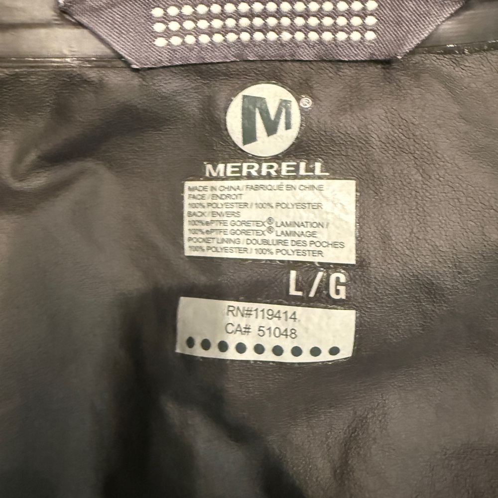Merrell Black Shell Jacket - Picture 4 of 5